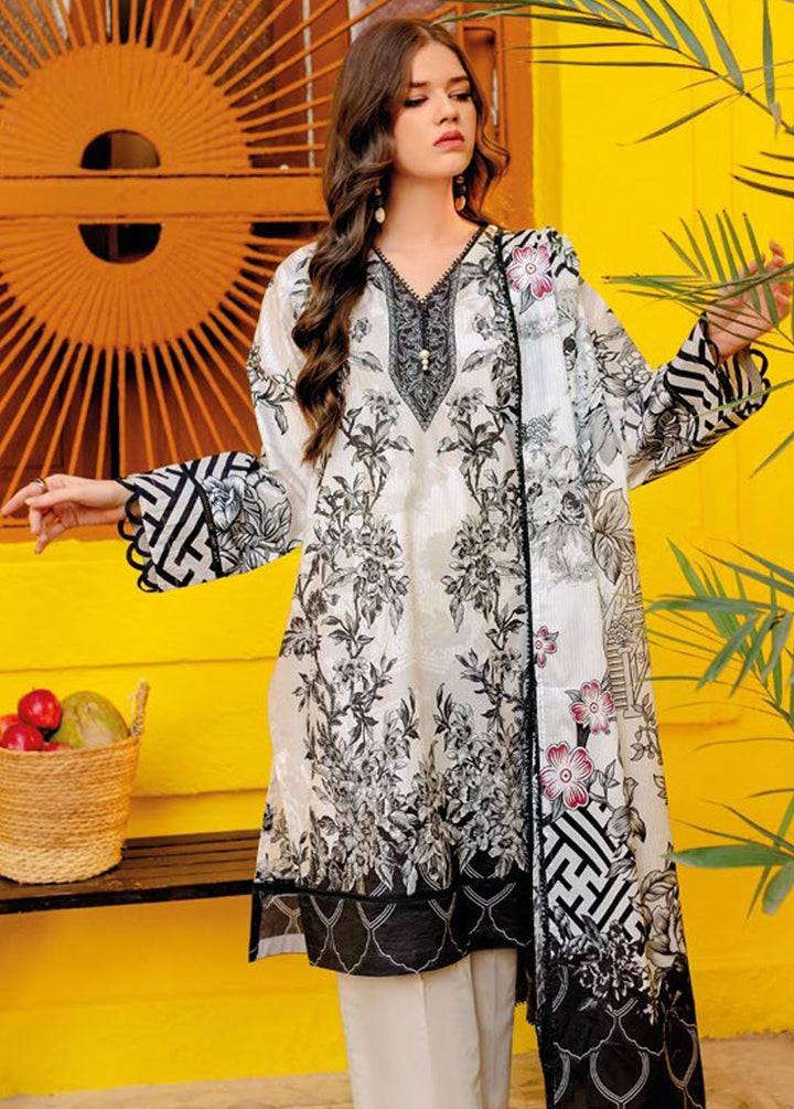 Essential By Gul Ahmed Printed Lawn Suits Unstitched 3 Piece GA24E CL-42021B - Summer Collection
