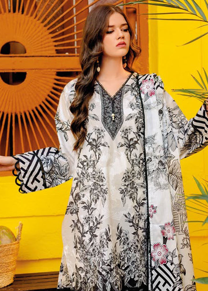 Essential By Gul Ahmed Printed Lawn Suits Unstitched 3 Piece GA24E CL-42021B - Summer Collection