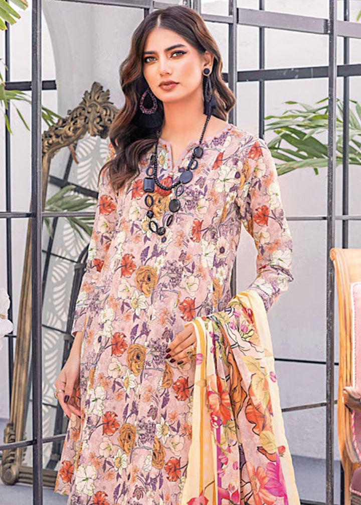 Essential By Gul Ahmed Printed Lawn Suits Unstitched 3 Piece GA24E CL-42100A - Summer Collection