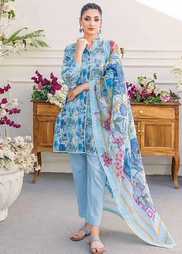 Essential By Gul Ahmed Printed Lawn Suits Unstitched 3 Piece GA24E CL-42100B - Summer Collection