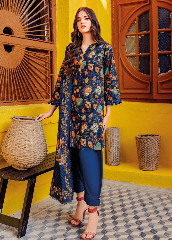 Essential By Gul Ahmed Printed Lawn Suits Unstitched 3 Piece GA24E CL-42101A - Summer Collection