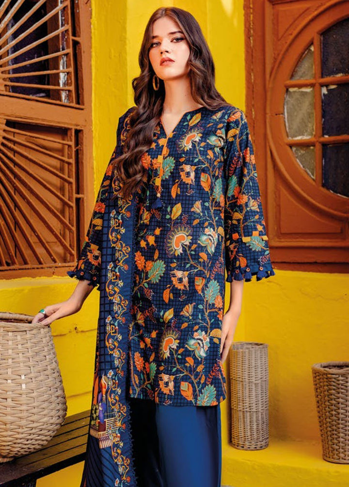 Essential By Gul Ahmed Printed Lawn Suits Unstitched 3 Piece GA24E CL-42101A - Summer Collection