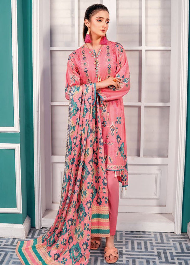 Essential By Gul Ahmed Printed Lawn Suits Unstitched 3 Piece GA24E CL-42124 - Summer Collection