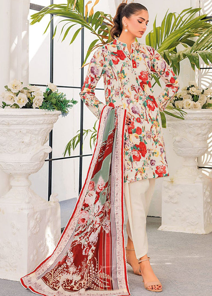 Essential By Gul Ahmed Printed Lawn Suits Unstitched 3 Piece GA24E CL-42144 - Summer Collection