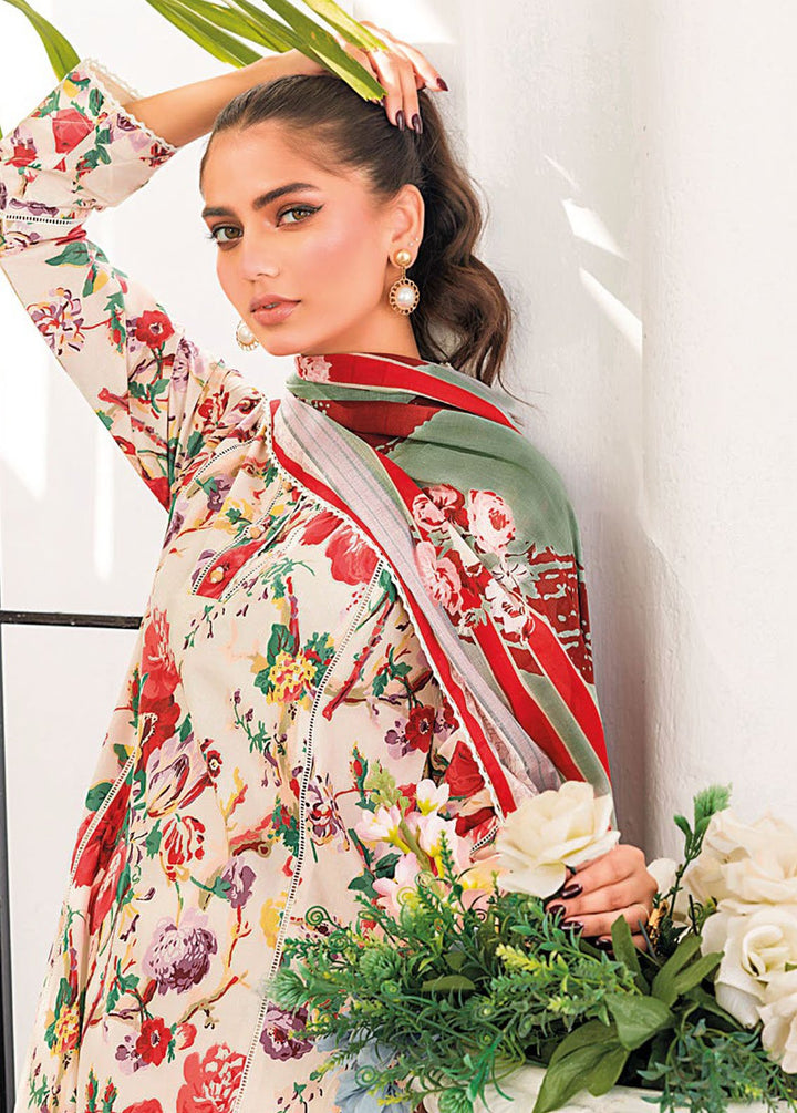 Essential By Gul Ahmed Printed Lawn Suits Unstitched 3 Piece GA24E CL-42144 - Summer Collection