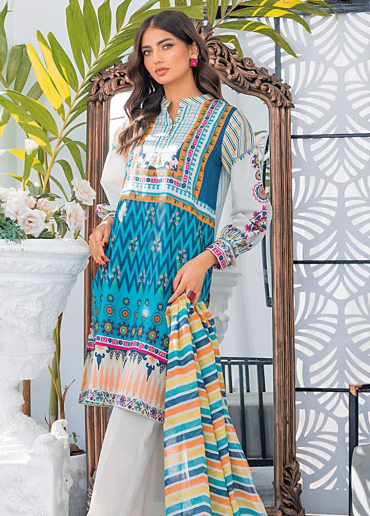 Essential By Gul Ahmed Printed Lawn Suits Unstitched 3 Piece GA24E CL-42167B - Summer Collection
