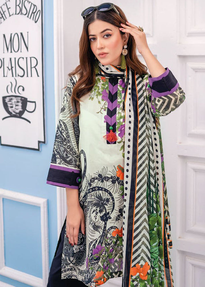 Essential By Gul Ahmed Printed Lawn Suits Unstitched 3 Piece GA24E CL-42171 - Summer Collection