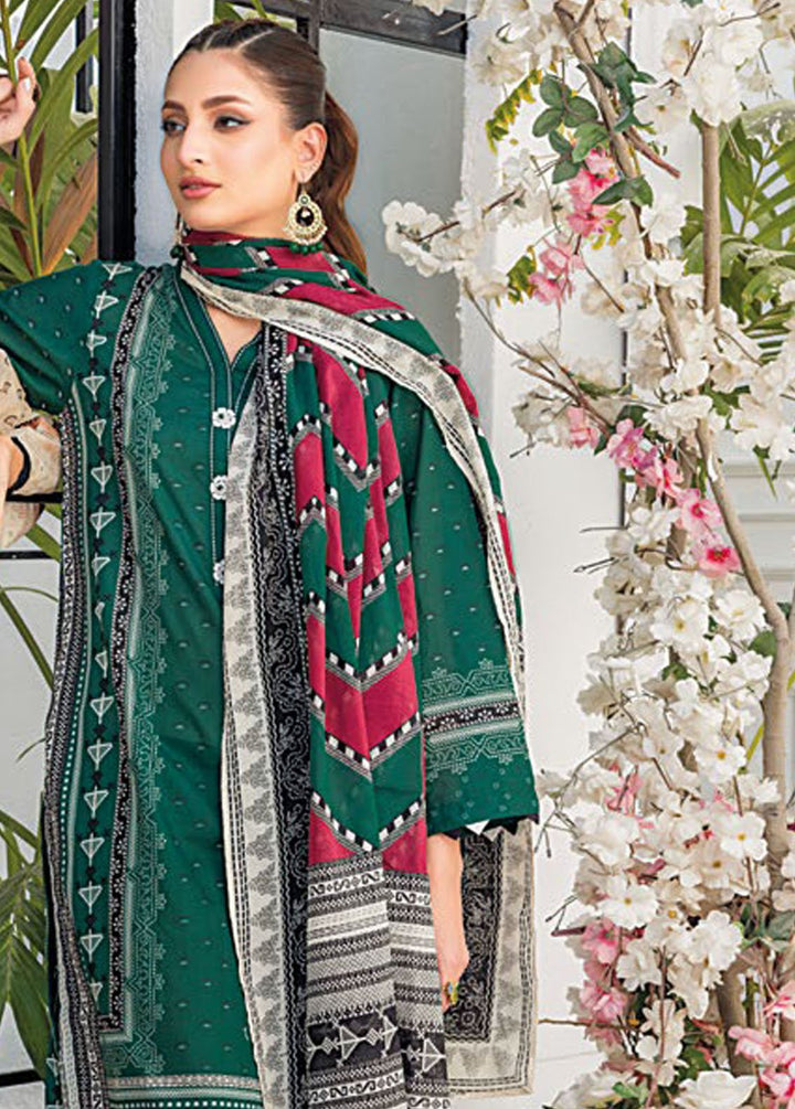 Essential By Gul Ahmed Printed Lawn Suits Unstitched 3 Piece GA24E CL-42204A - Summer Collection
