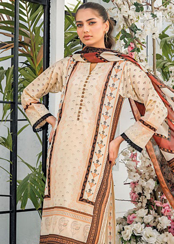 Essential By Gul Ahmed Printed Lawn Suits Unstitched 3 Piece GA24E CL-42204B - Summer Collection