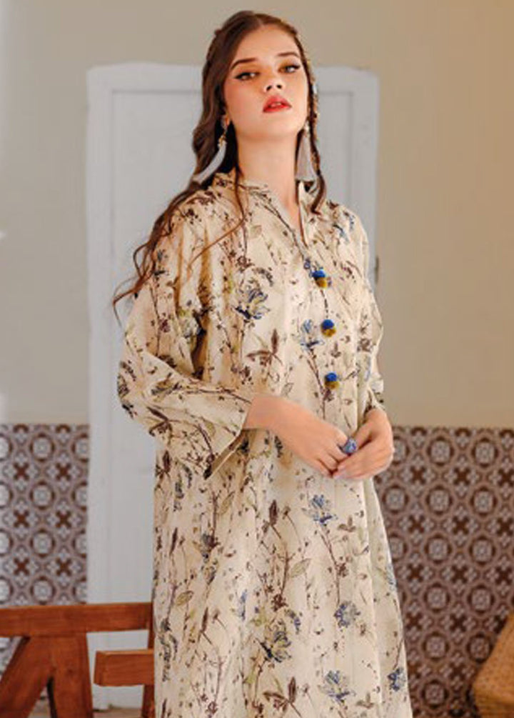 Essential By Gul Ahmed Printed Lawn Suits Unstitched Kurti GA24E SL-42010 - Summer Collection