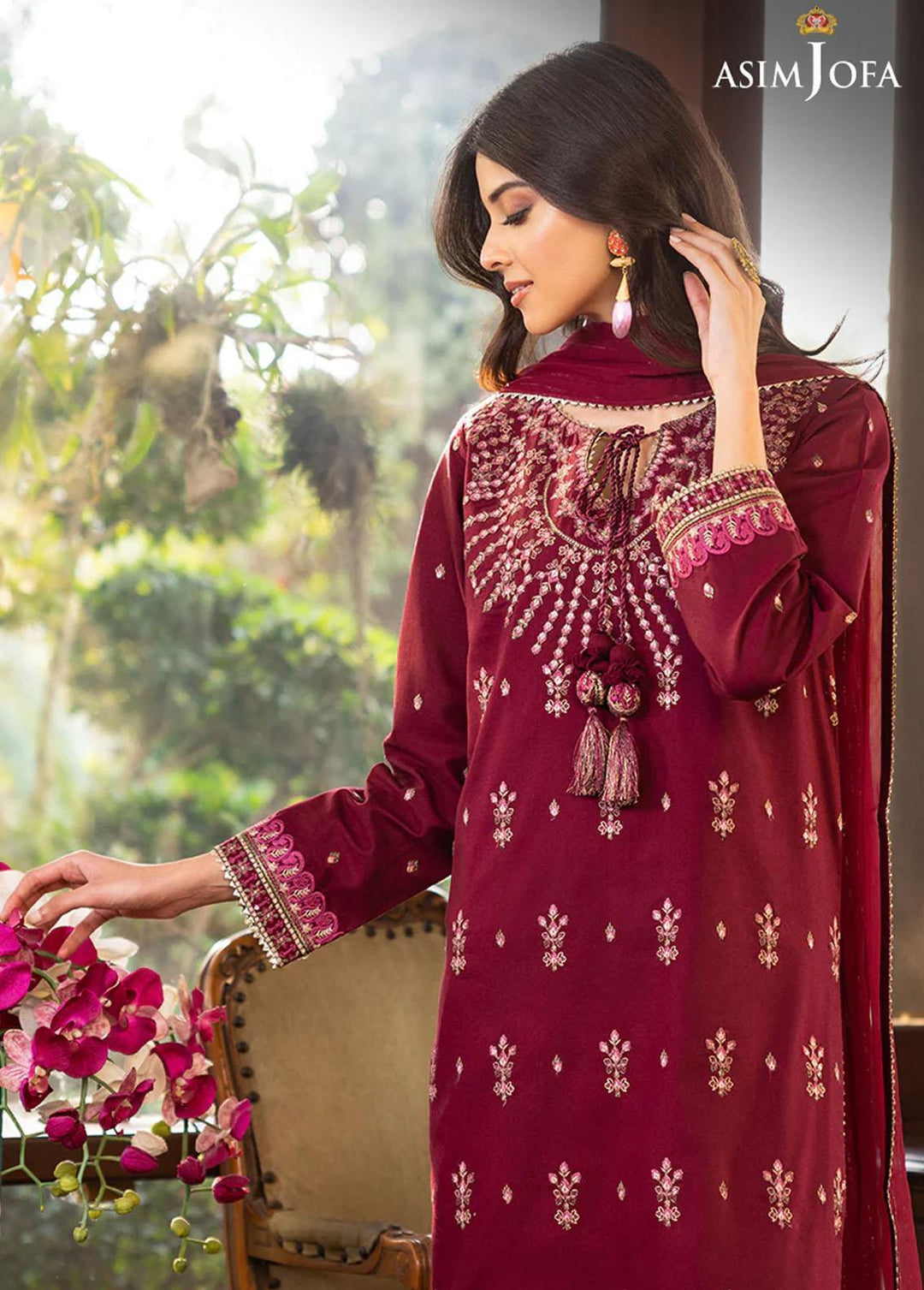 Asim Jofa Pret Formal Cambric 3 Piece Suit AJPE-04