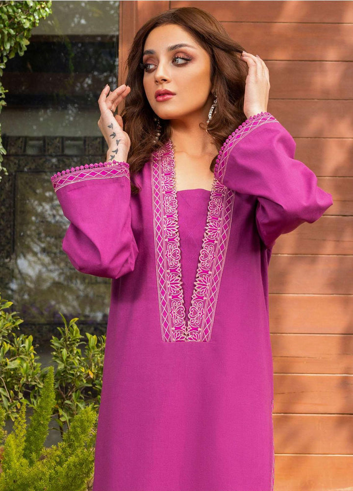 Essentials By Asim Jofa Embroidered Cambric Suits Unstitched 2 Piece AJ23ES AJPE-31 - Eid Collection