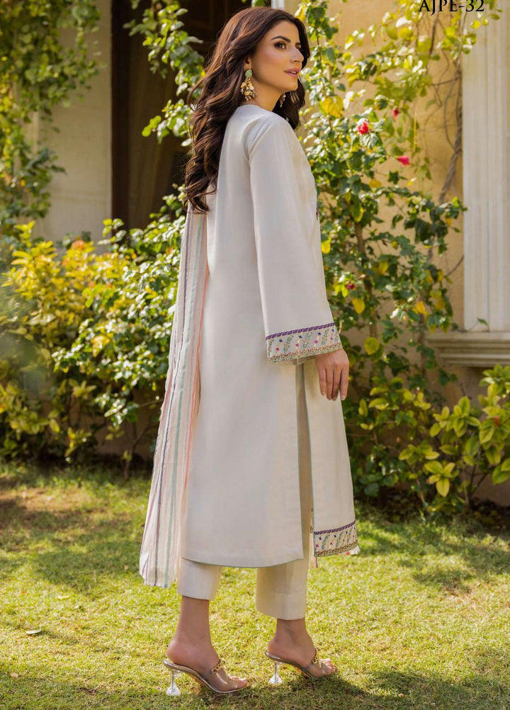 Essentials By Asim Jofa Embroidered Cambric Suits Unstitched 2 Piece AJ23ES AJPE-32 - Eid Collection