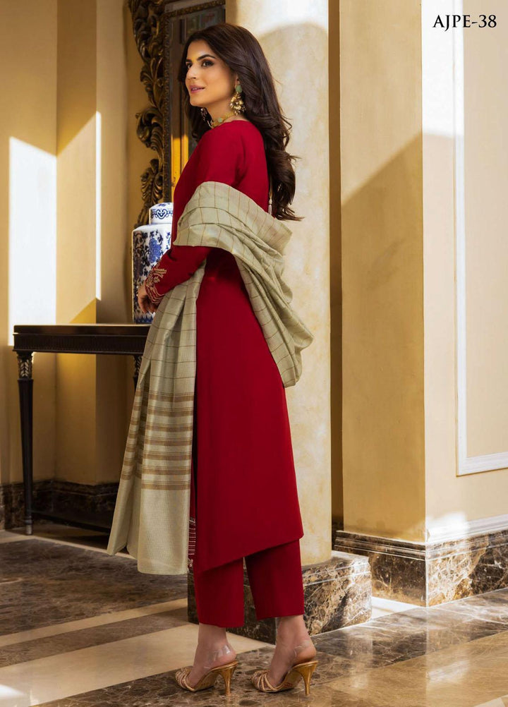 Essentials By Asim Jofa Embroidered Cambric Suits Unstitched 2 Piece AJ23ES AJPE-38 - Eid Collection