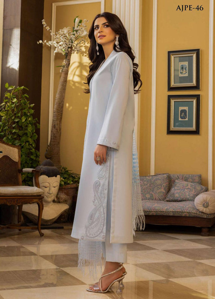 Essentials By Asim Jofa Embroidered Cambric Suits Unstitched 2 Piece AJ23ES AJPE-46 - Eid Collection