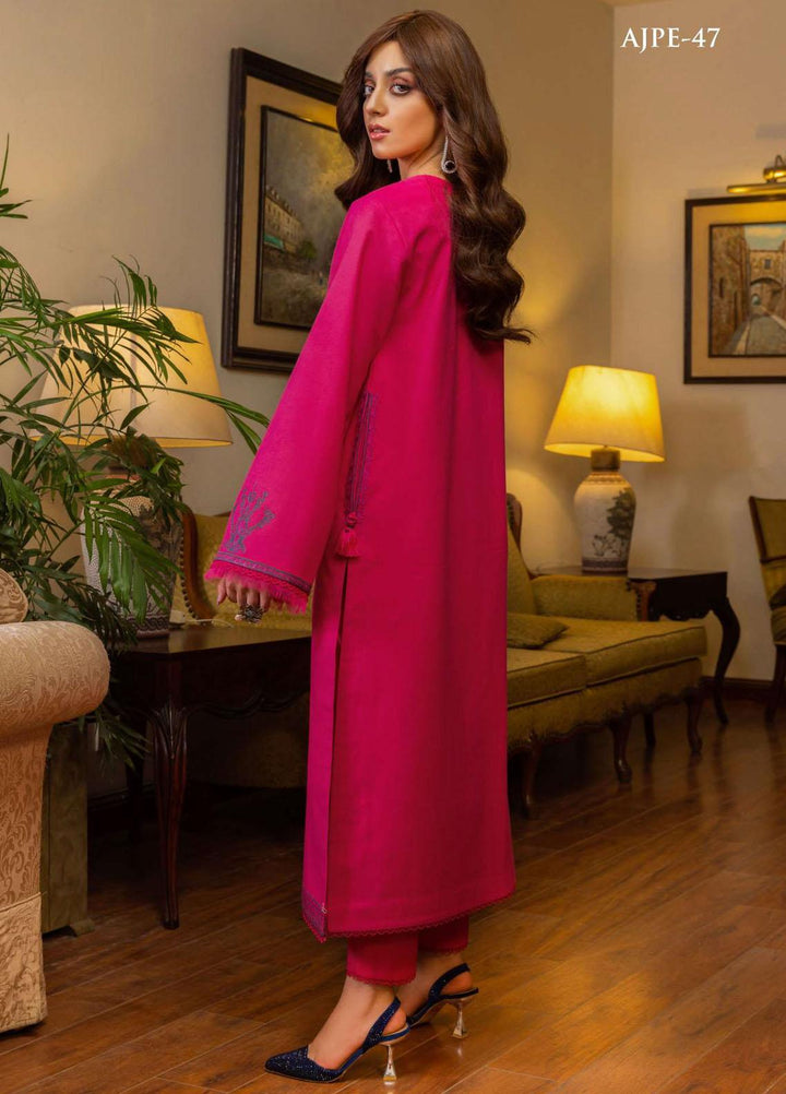 Essentials By Asim Jofa Embroidered Cambric Suits Unstitched 2 Piece AJ23ES AJPE-47 - Eid Collection