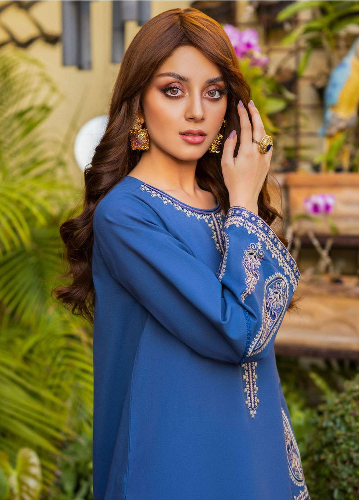 Essentials By Asim Jofa Embroidered Cambric Suits Unstitched 2 Piece AJ23ES AJPE-49 - Eid Collection