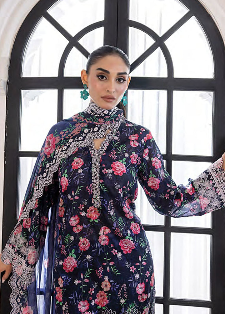 Essentials by Lakhany Embroidered Lawn Suits Unstitched 3 Piece LSM25EEL LG-RK-0022 - Summer Collection