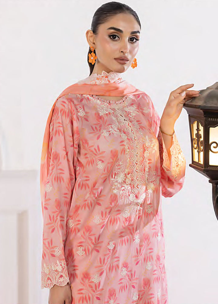 Essentials by Lakhany Embroidered Lawn Suits Unstitched 3 Piece LSM25EEL LG-RL-0209 - Summer Collection