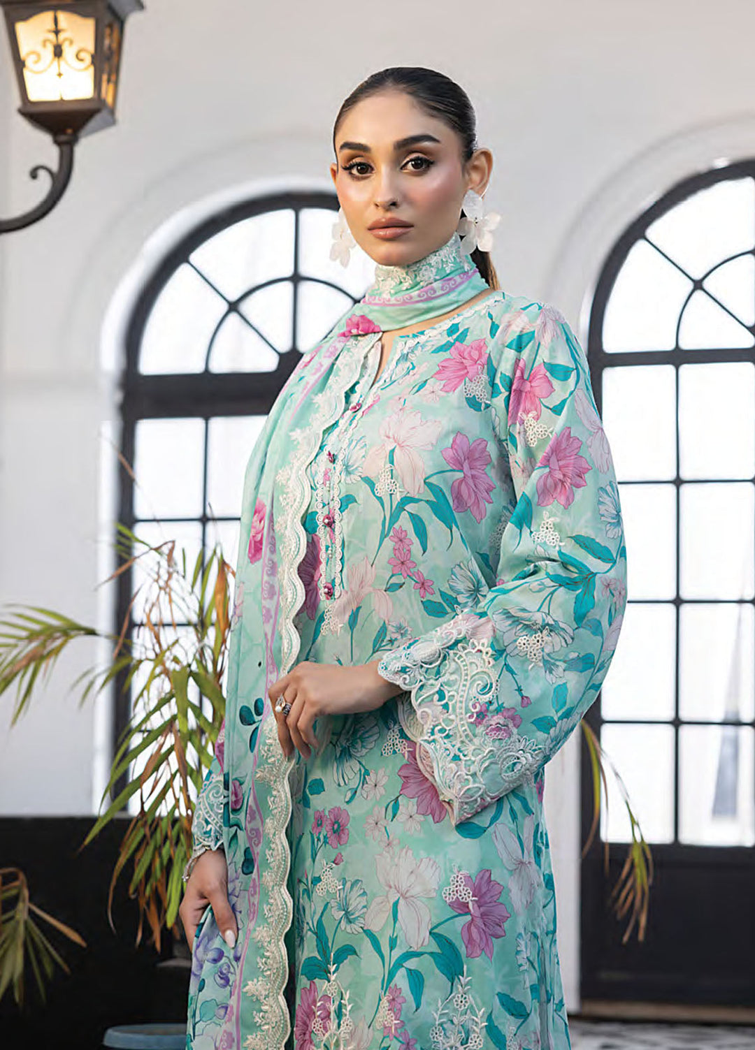 Essentials by Lakhany Embroidered Lawn Suits Unstitched 3 Piece LSM25EEL LG-RL-0210 - Summer Collection