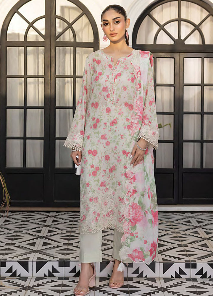 Essentials by Lakhany Embroidered Lawn Suits Unstitched 3 Piece LSM25EEL LG-RL-0214 - Summer Collection
