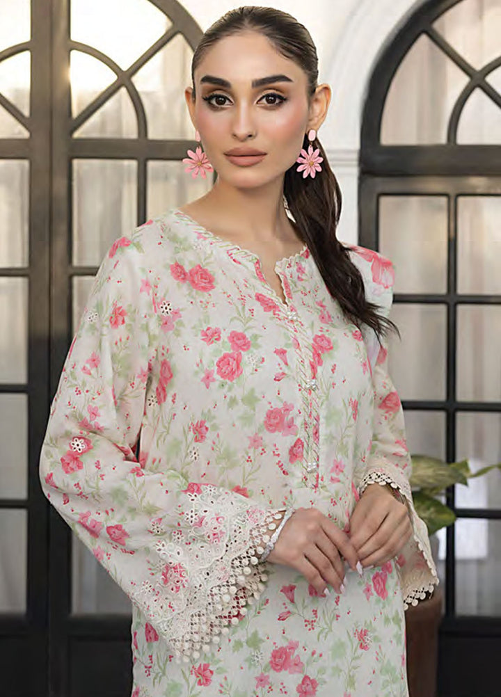Essentials by Lakhany Embroidered Lawn Suits Unstitched 3 Piece LSM25EEL LG-RL-0214 - Summer Collection
