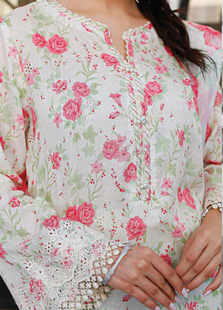 Essentials by Lakhany Embroidered Lawn Suits Unstitched 3 Piece LSM25EEL LG-RL-0214 - Summer Collection