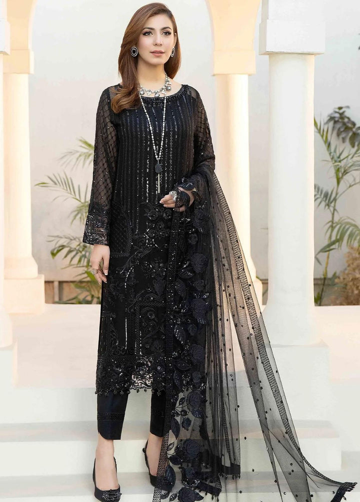 Esta Bonita By Imrozia Embroidered Chiffon Suits Unstitched 3 Piece IMP23EB M-15 Solace - Premium Collection