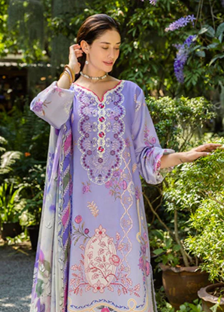 Ethereal Bloom by Roheenaz Embroidered Lawn Suits Unstitched 3 Piece RN25EB RNZ-05 B Meliora - Summer Collection