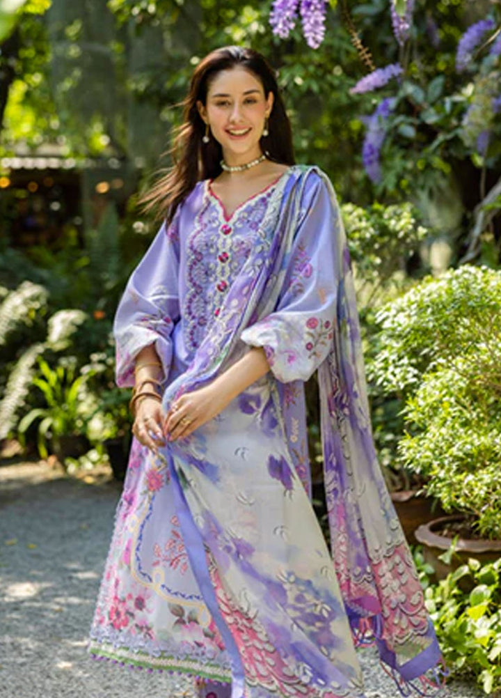 Ethereal Bloom by Roheenaz Embroidered Lawn Suits Unstitched 3 Piece RN25EB RNZ-05 B Meliora - Summer Collection