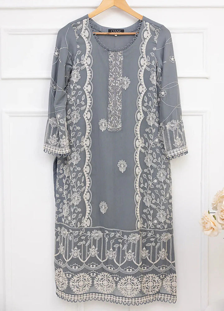 Ethereal Embellished By Cyanic Luxury Pret Embroidered Chiffon 2 Piece Suit Whisper