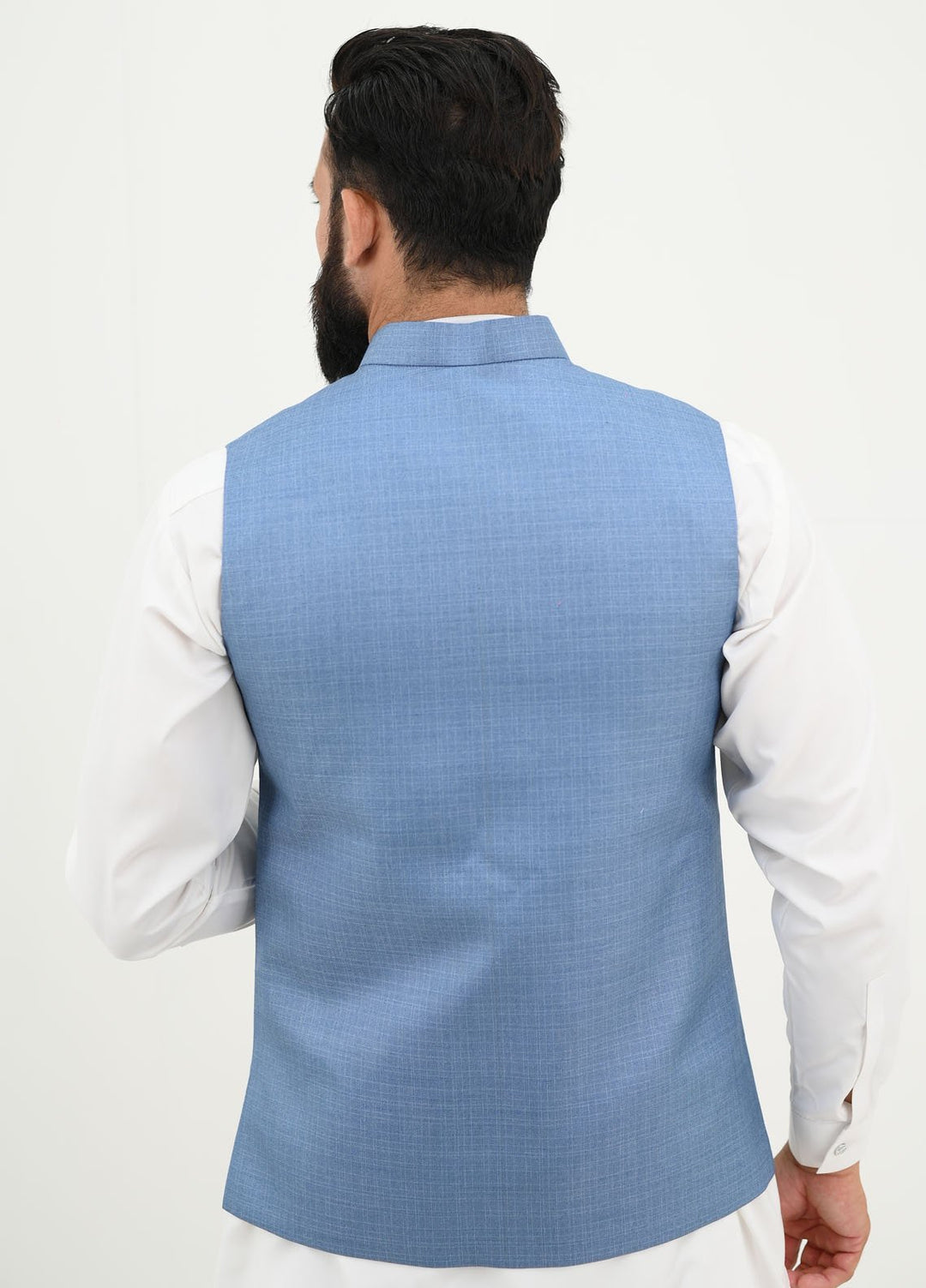 Ethnic Wear by Alif Yay Pret Plain Blended Waistcoat AY-029