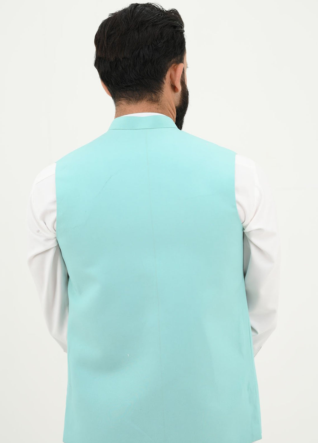 Ethnic Wear by Alif Yay Pret Plain Blended Waistcoat AY-036