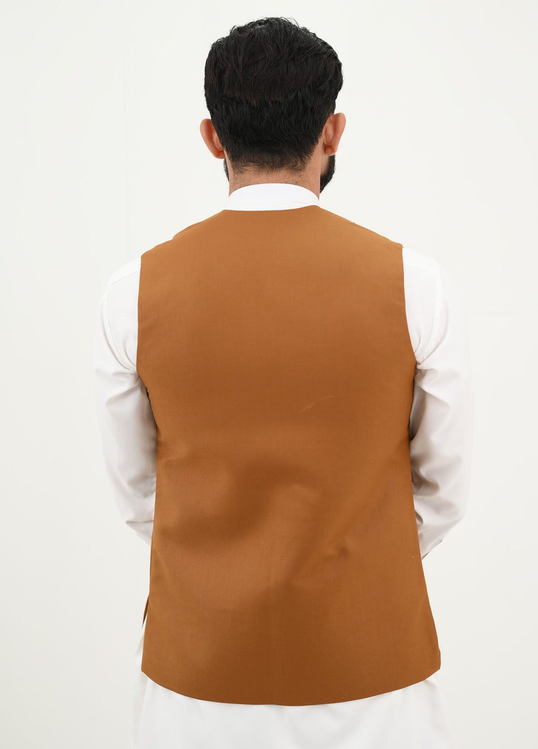 Ethnic Wear by Alif Yay Pret Plain Blended Waistcoat AY-039