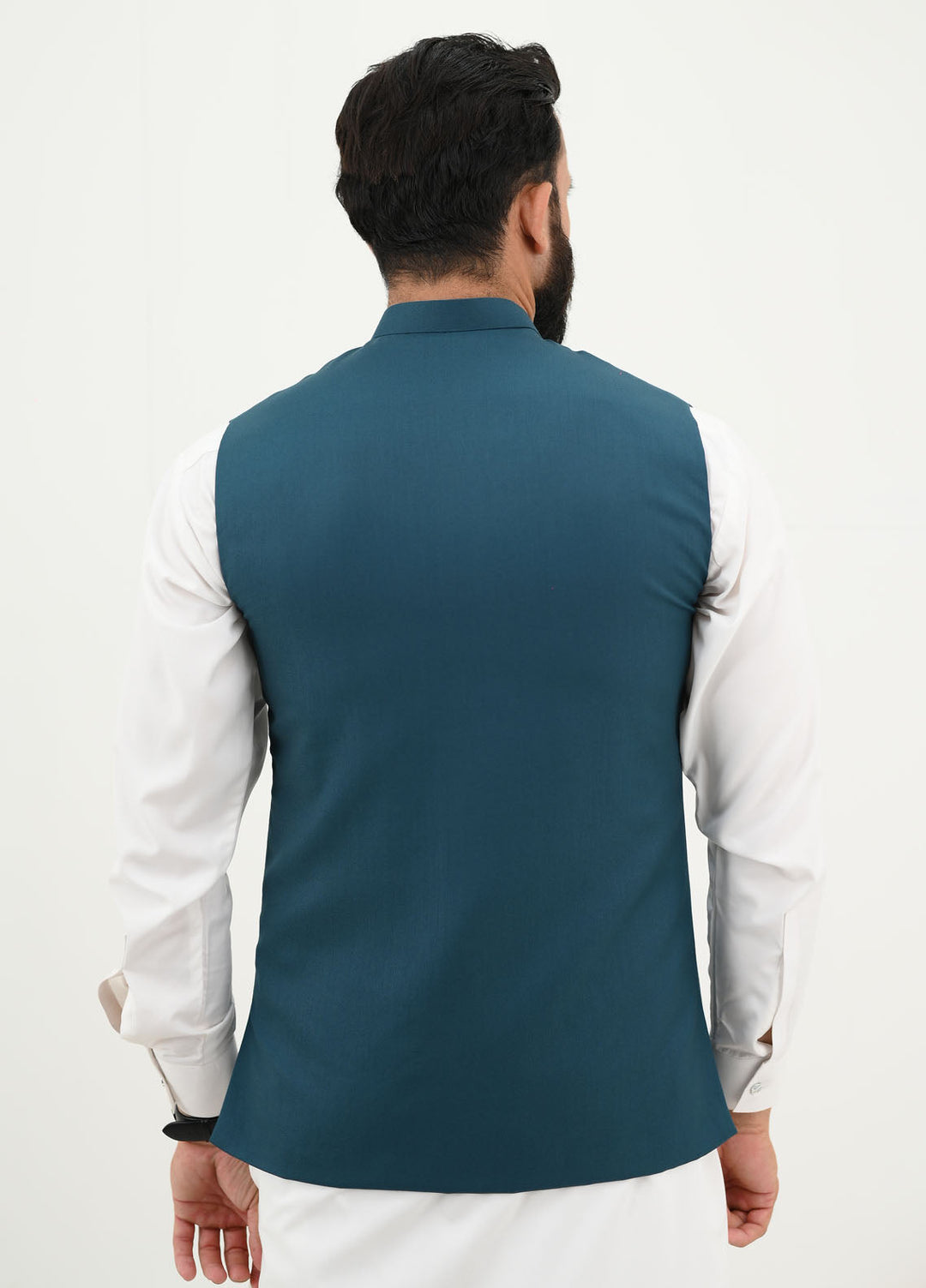 Ethnic Wear by Alif Yay Pret Plain Blended Waistcoat AY-042