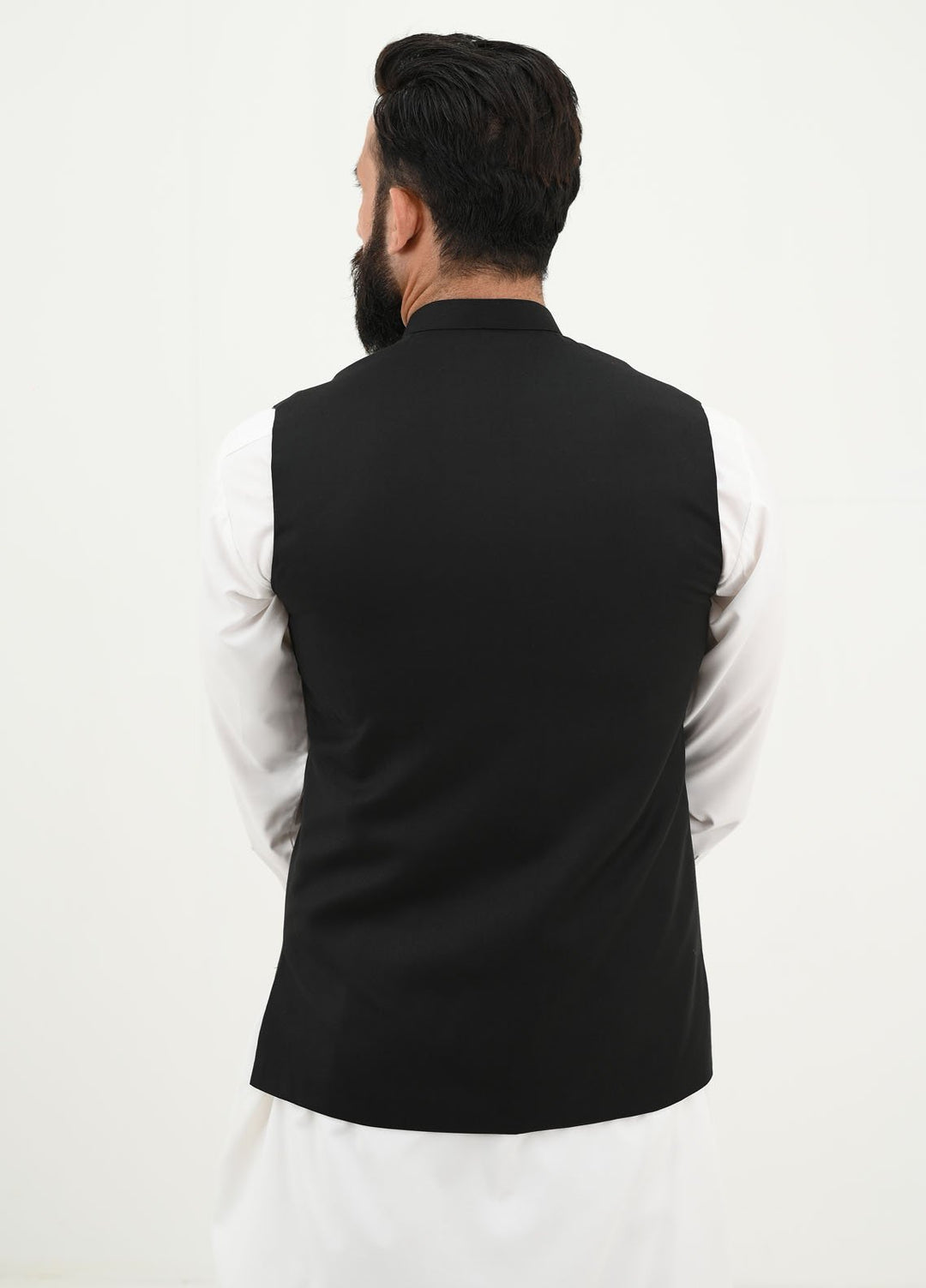 Ethnic Wear by Alif Yay Pret Plain Blended Waistcoat AY-044