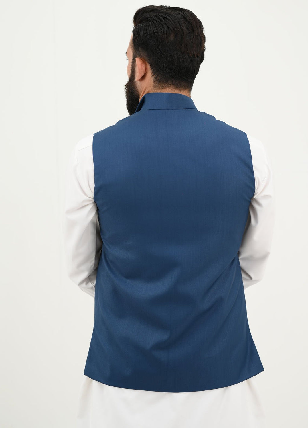 Ethnic Wear by Alif Yay Pret Plain Blended Waistcoat AY-046