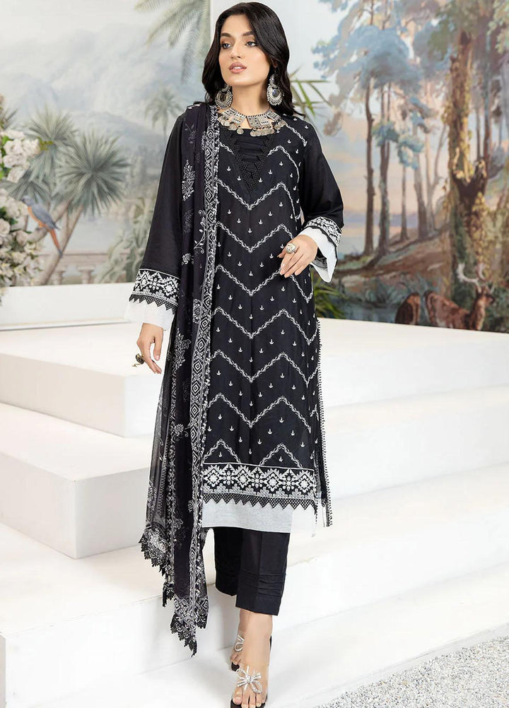 Etsy By Safwa Embroidered Lawn Suits Unstitched 3 Piece SW23E SEC-46 - Summer Collection