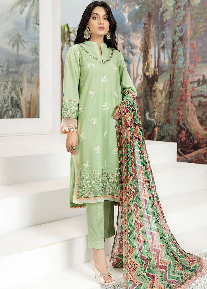 Etsy By Safwa Embroidered Lawn Suits Unstitched 3 Piece SW23E SEC-48 - Summer Collection
