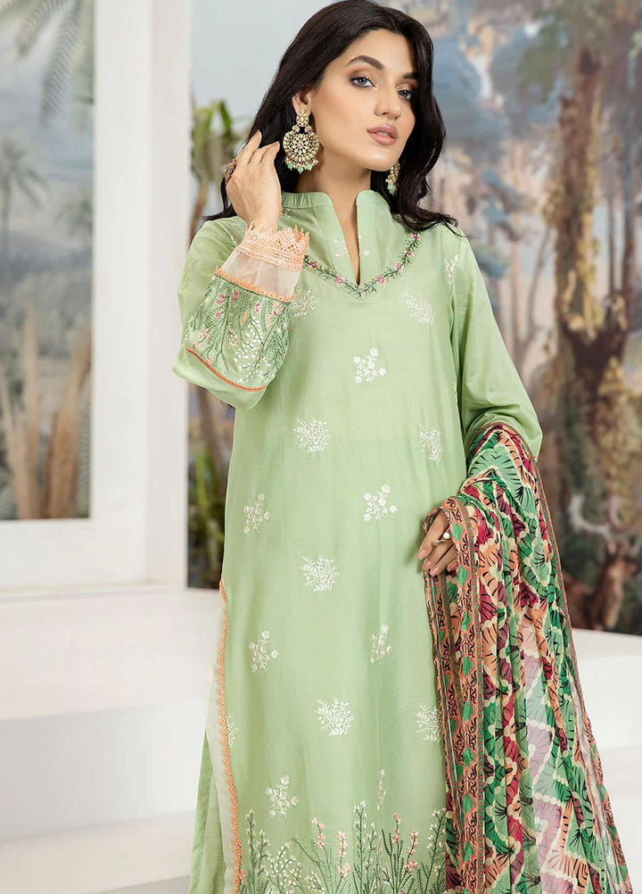 Etsy By Safwa Embroidered Lawn Suits Unstitched 3 Piece SW23E SEC-48 - Summer Collection