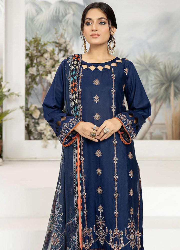 Etsy By Safwa Embroidered Lawn Suits Unstitched 3 Piece SW23E SEC-52 - Summer Collection