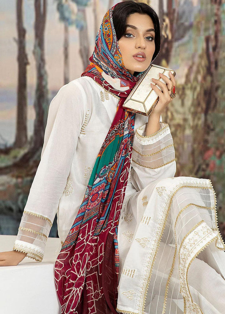Etsy By Safwa Embroidered Lawn Suits Unstitched 3 Piece SW23E SEC-53 - Summer Collection