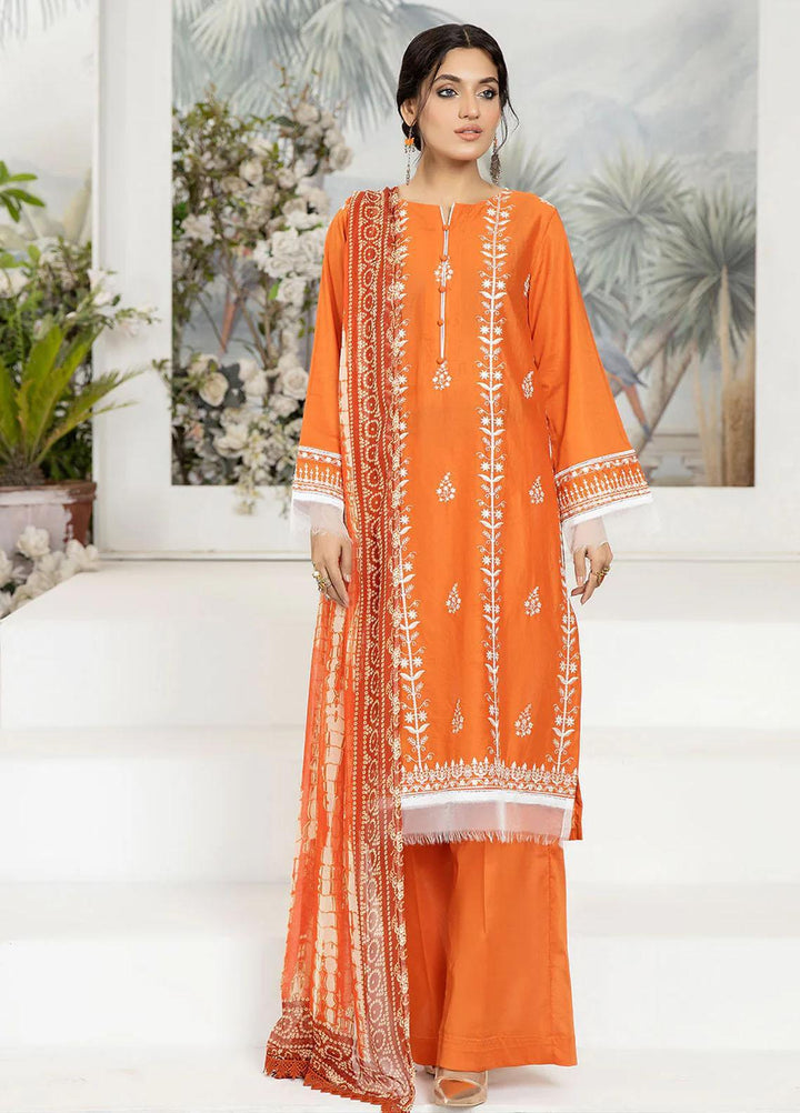 Etsy By Safwa Embroidered Lawn Suits Unstitched 3 Piece SW23E SEC-55 - Summer Collection