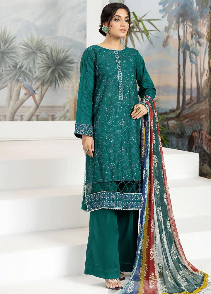 Etsy By Safwa Embroidered Lawn Suits Unstitched 3 Piece SW23E SEC-56 - Summer Collection