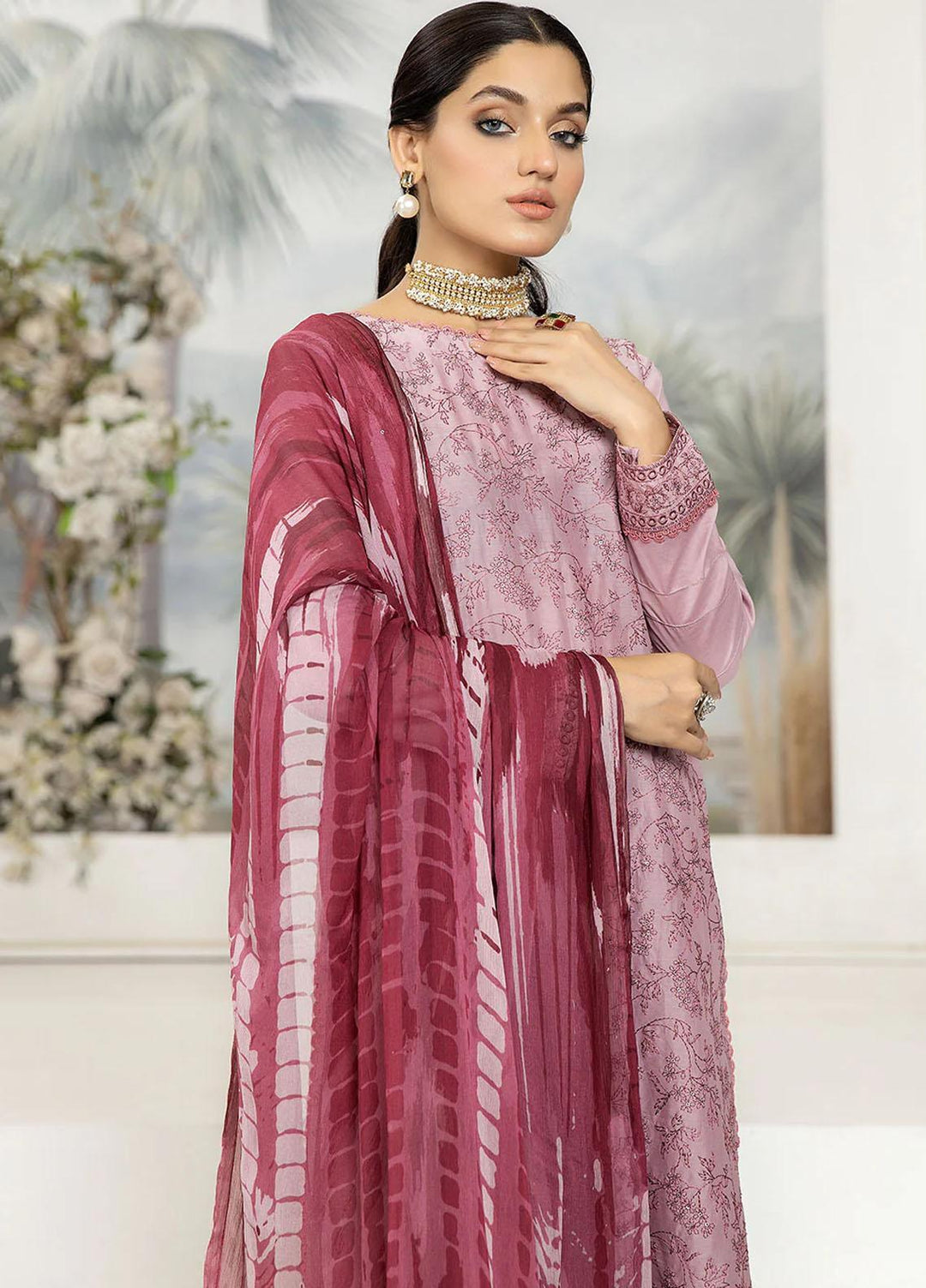 Etsy By Safwa Embroidered Lawn Suits Unstitched 3 Piece SW23E SEC-57 - Summer Collection