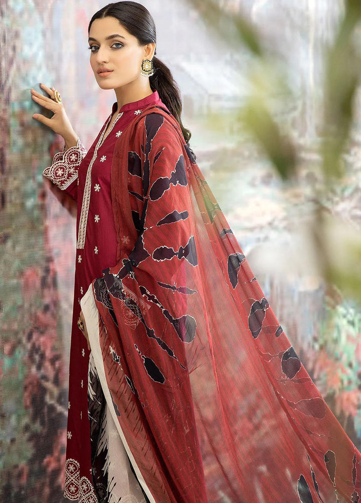 Etsy By Safwa Embroidered Lawn Suits Unstitched 3 Piece SW23E SEC-60 - Summer Collection