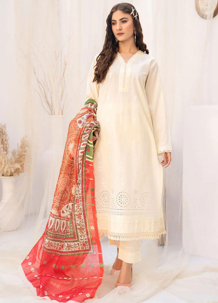 Etsy By Safwa Embroidered Lawn Suits Unstitched 3 Piece SW23E SEC-61 - Summer Collection