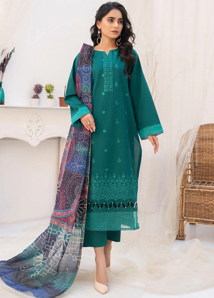Etsy By Safwa Embroidered Lawn Suits Unstitched 3 Piece SW23E SEC-62 - Summer Collection