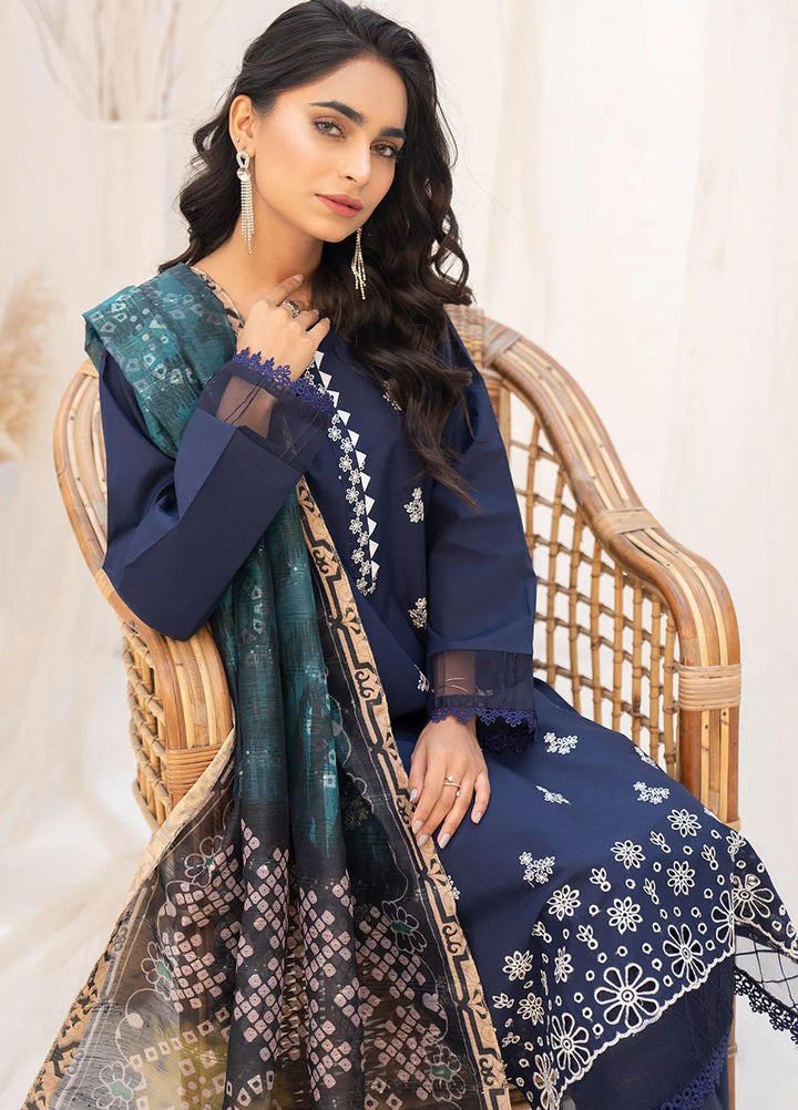 Etsy By Safwa Embroidered Lawn Suits Unstitched 3 Piece SW23E SEC-64 - Summer Collection