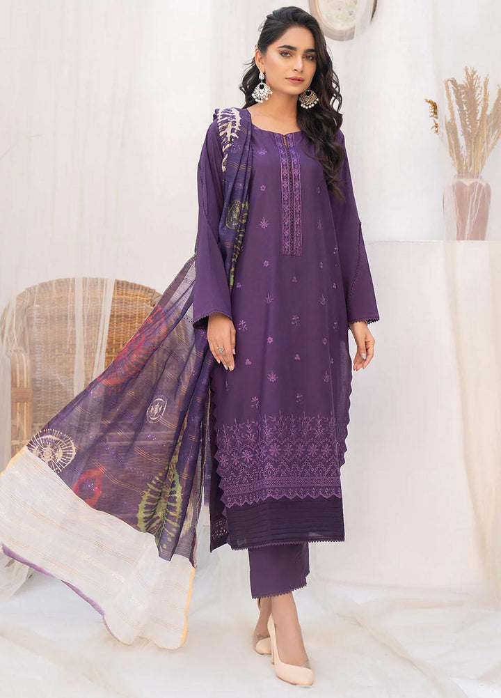 Etsy By Safwa Embroidered Lawn Suits Unstitched 3 Piece SW23E SEC-66 - Summer Collection
